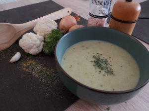 Brokkoli-Blumenkohl-Cremesuppe